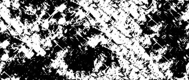 Monokrom Doku Vektörü Soyut Kusursuz Siyah ve Beyaz Grunge Arkaplanı