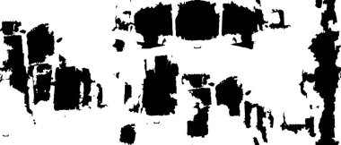 Monokrom Doku Vektörü Soyut Kusursuz Siyah ve Beyaz Grunge Arkaplanı