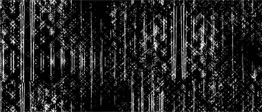 Monokrom Doku Vektörü Soyut Kusursuz Siyah ve Beyaz Grunge Arkaplanı