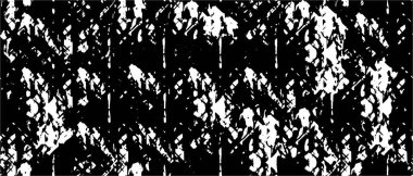 Monokrom Doku Vektörü Soyut Kusursuz Siyah ve Beyaz Grunge Arkaplanı