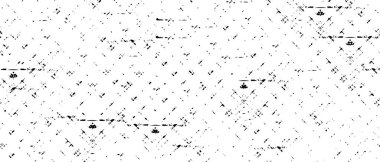 Monokrom Doku Vektörü Soyut Kusursuz Siyah ve Beyaz Grunge Arkaplanı