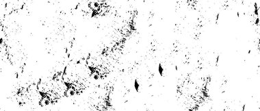 Grunge üst üste biniyor. Soyut siyah-beyaz vektör arkaplanı. Tek renkli vintage yüzey