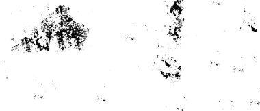 Grunge üst üste biniyor. Soyut siyah-beyaz vektör arkaplanı. Tek renkli vintage yüzey