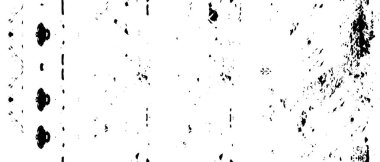 Grunge üst üste biniyor. Soyut siyah-beyaz vektör arkaplanı. Tek renkli vintage yüzey