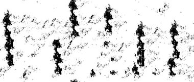 Siyah beyaz desenli, noktalı, benekli sıkıntılı bir arka plan. soyut ve kirli doku