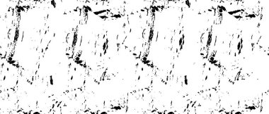 Grunge üst üste biniyor. Soyut siyah-beyaz vektör arkaplanı. Çatlak, leke ve noktalarda kirli desenli tek renkli klasik yüzey. Karanlık korku tarzında eski bir duvar.