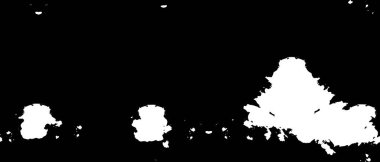 Grunge üst üste biniyor. Soyut siyah-beyaz vektör arkaplanı. Çatlak, leke ve noktalarda kirli desenli tek renkli klasik yüzey. Karanlık korku tarzında eski bir duvar.