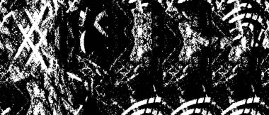 grunge siyah ve beyaz doku deseni   