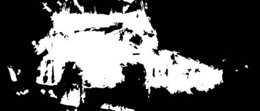 Siyah ve beyaz dokulu soyut arka plan 