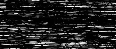 Grunge üst üste biniyor. Soyut siyah-beyaz vektör arkaplanı. Çatlak, leke ve noktalarda kirli desenli tek renkli klasik yüzey. Karanlık korku tarzında eski bir duvar.