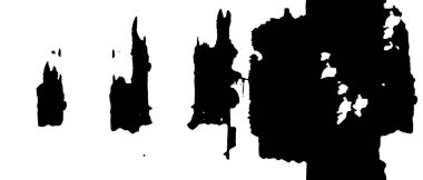 Sıkıntılı siyah kaplama dokusu. Grunge 'un karanlık arka planı. Kirli boş kapak şablonu. Mürekkep fırçalı duvar arkaplanı yenileme. Çılgın yaşlanma tasarım elementi. EPS10 vektörü.