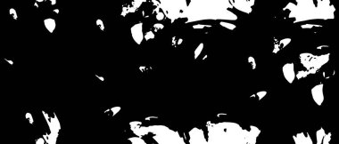 Sıkıntılı siyah kaplama dokusu. Grunge 'un karanlık arka planı. Kirli boş kapak şablonu. Mürekkep fırçalı duvar arkaplanı yenileme. Çılgın yaşlanma tasarım elementi. EPS10 vektörü.