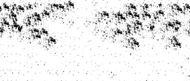 Grunge black and white pattern. Monochrome particles abstract texture. Background of cracks, scuffs, chips, stains, ink spots, lines. Dark design background surface. Gray printing element