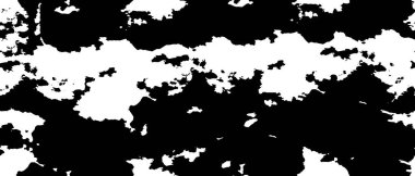 Çatlamış beton, taş ya da asfaltın sıkıntılı örtülü dokusu. Grunge 'un arka planı. soyut yarım ton vektör çizimi