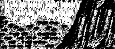 Siyah ve beyaz desenli grunge arkaplanı 