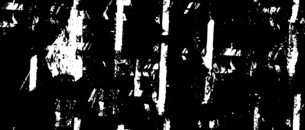 黒と白のグランジパターン モノクローム粒子の抽象的な質感 擦り傷 チップ インクスポット ラインの背景 暗いデザインの背景表面 グレー印刷素子 — ストックベクタ