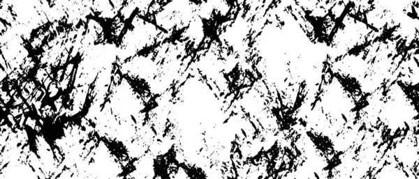 Grunge black and white pattern. Monochrome particles abstract texture. Background of cracks, scuffs, chips, stains, ink spots, lines. Dark design background surface. Gray printing element