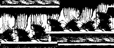 Dikişsiz siyah beyaz doku  