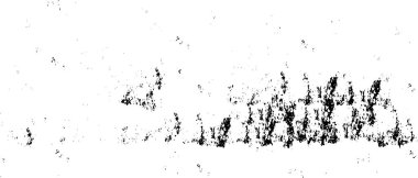 Grunge üst üste biniyor. Soyut siyah-beyaz vektör arkaplanı. Çatlak, leke ve noktalarda kirli desenli tek renkli klasik yüzey. Karanlık korku tarzında eski bir duvar.