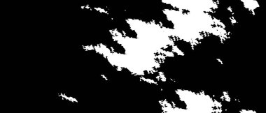 Grunge üst üste biniyor. Soyut siyah-beyaz vektör arkaplanı. Çatlak, leke ve noktalarda kirli desenli tek renkli klasik yüzey. Karanlık korku tarzında eski bir duvar.