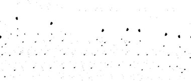 Grunge üst üste biniyor. Soyut siyah-beyaz vektör arkaplanı. Çatlak, leke ve noktalarda kirli desenli tek renkli klasik yüzey. Karanlık korku tarzında eski bir duvar.