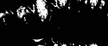 Siyah ve beyaz renklerde soyut koyu desen