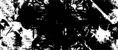 Kirli Siyah ve Beyaz Tek Renkli Vektör Soyut Doku