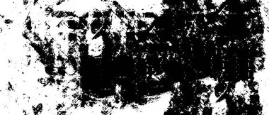 Kirli Siyah ve Beyaz Tek Renkli Vektör Soyut Doku