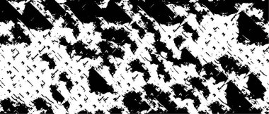 Kirli Siyah ve Beyaz Tek Renkli Vektör Soyut Doku