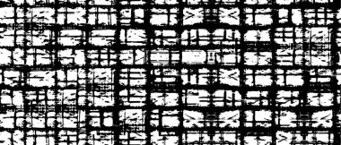 Kirli Siyah ve Beyaz Tek Renkli Vektör Soyut Doku