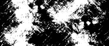 Kirli Siyah ve Beyaz Tek Renkli Vektör Soyut Doku