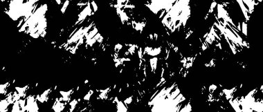 Kirli Siyah ve Beyaz Kumlu Tek Renkli Vektör Soyut Doku