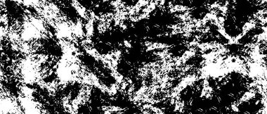 Kirli Siyah ve Beyaz Doku, Tek Renkli Soyut Grunge ile Vektör Arkaplan