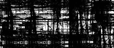 Soyut Siyah ve Beyaz Desen Vektör Arkaplanının Sert Tek Renkli Grunge Uyumu