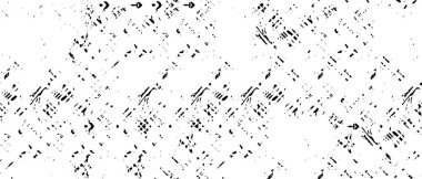 Soyut Siyah ve Beyaz Desen Vektör Arkaplanının Sert Tek Renkli Grunge Uyumu