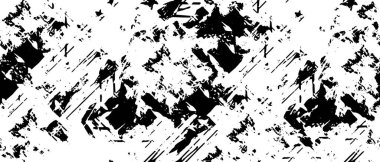 Mürekkep lekeli Grunge Tek Renkli Soyut, Siyah ve Beyaz Yüzey Tasarımınız İçin Doku