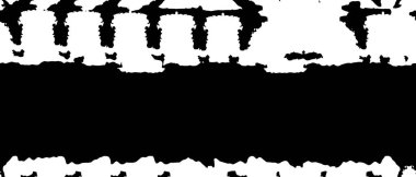 Mürekkep lekeli Grunge Tek Renkli Soyut, Siyah ve Beyaz Yüzey Tasarımınız İçin Doku