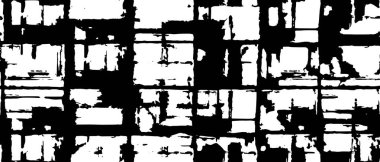 Mürekkep lekeli Grunge Tek Renkli Soyut, Siyah ve Beyaz Yüzey Tasarımınız İçin Doku