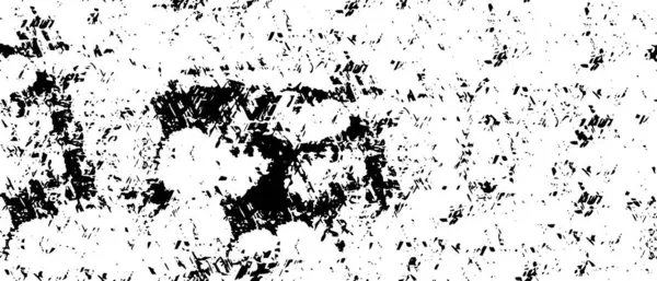 Černá Zaprášená Poškrábaná Textura Abstraktní Zrnité Pozadí Stará Malovaná Stěna — Stockový vektor