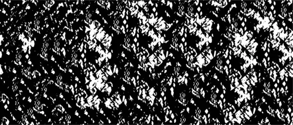 Grunge Overlay Laag Abstract Zwart Wit Vectorachtergrond Monochroom Vintage Oppervlak Stockillustratie