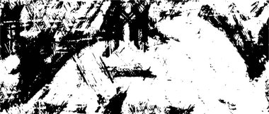 Soyut grunge ızgara çizgisi yarım ton arkaplan deseni. Siyah ve beyaz çizgi vektör çizimi