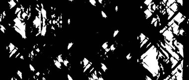 Çizik ve çiziklerle dolu siyah beyaz bir arka plan. Soyut vektör illüstrasyonu.