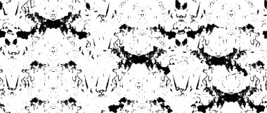 Çizik ve çiziklerle dolu siyah beyaz bir arka plan. Soyut vektör illüstrasyonu.