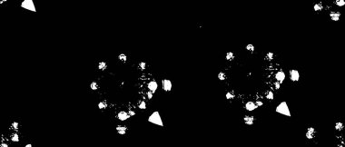 Koyu Grunge Geometrik Deseni