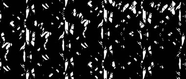 Grunge üst üste biniyor. Soyut siyah-beyaz vektör arkaplanı. Çatlak, leke ve noktalarda kirli desenli tek renkli klasik yüzey. Karanlık korku tarzında eski bir duvar.