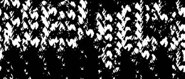 Grunge üst üste biniyor. Soyut siyah-beyaz vektör arkaplanı. Çatlak, leke ve noktalarda kirli desenli tek renkli klasik yüzey. Karanlık korku tarzında eski bir duvar.