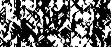 Grunge üst üste biniyor. Soyut siyah-beyaz vektör arkaplanı. Çatlak, leke ve noktalarda kirli desenli tek renkli klasik yüzey. Karanlık korku tarzında eski bir duvar.