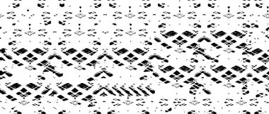 Grunge üst üste biniyor. Soyut siyah-beyaz vektör arkaplanı. Çatlak, leke ve noktalarda kirli desenli tek renkli klasik yüzey. Karanlık korku tarzında eski bir duvar.