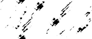 Grunge üst üste biniyor. Soyut siyah-beyaz vektör arkaplanı. Çatlak, leke ve noktalarda kirli desenli tek renkli klasik yüzey. Karanlık korku tarzında eski bir duvar.