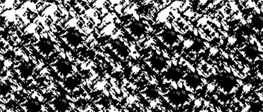 Grunge üst üste biniyor. Soyut siyah-beyaz vektör arkaplanı. Çatlak, leke ve noktalarda kirli desenli tek renkli klasik yüzey. Karanlık korku tarzında eski bir duvar.